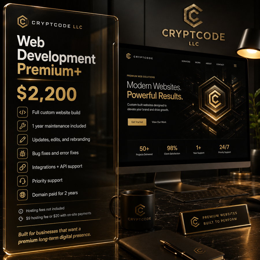 Web Development Premium+